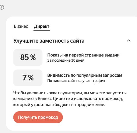 Показатели видимости aroltmetal.kz в Яндекс Вебмастере