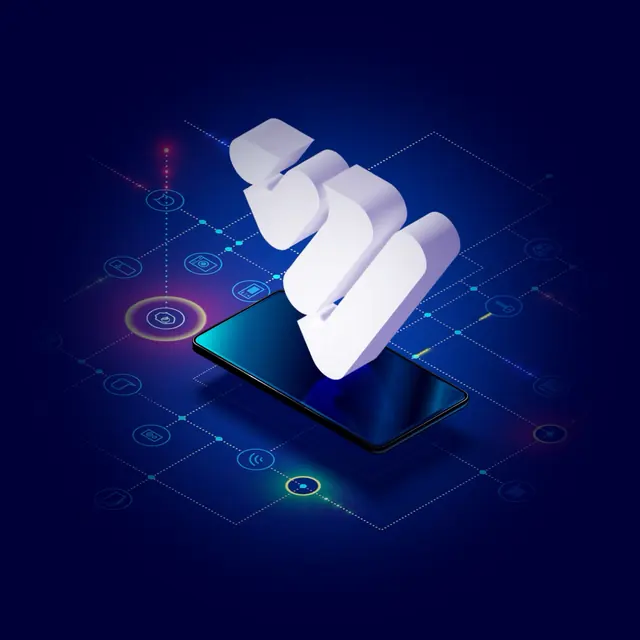 Motion-сцена VCON с объяснением продукта